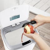 Maxbell 16L Smart Trash Can Dustbin Rubbish Bin for Office Living Room Bedroom White