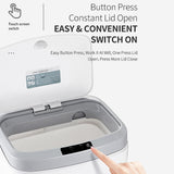 Maxbell 16L Smart Trash Can Dustbin Rubbish Bin for Office Living Room Bedroom White