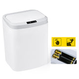 Maxbell 16L Smart Trash Can Dustbin Rubbish Bin for Office Living Room Bedroom White