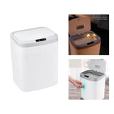 Maxbell 16L Smart Trash Can Dustbin Rubbish Bin for Office Living Room Bedroom White