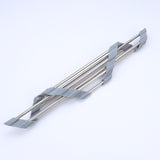 Maxbell Stainless Steel Foldable Corner Sink Rack for Laundry Room Kitchen Fruits Gray