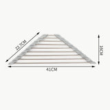 Maxbell Stainless Steel Foldable Corner Sink Rack for Laundry Room Kitchen Fruits Gray