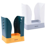 Maxbell Trash Can Wastebasket Garbage Can Garbage Bucket for Kitchen Office Home Blue and Yellow