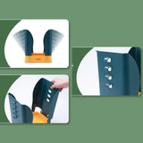 Maxbell Trash Can Wastebasket Garbage Can Garbage Bucket for Kitchen Office Home Blue and Yellow