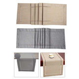 Maxbell Halloween Desk Runner Reusable for Party Gatherings Dining Tables Beige
