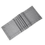 Maxbell Halloween Desk Runner Reusable for Party Gatherings Dining Tables Grey