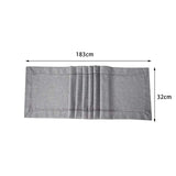 Maxbell Halloween Desk Runner Reusable for Party Gatherings Dining Tables Grey