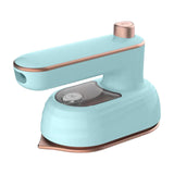 Maxbell Multipurpose Steam Iron Handheld Portable for Household Dormitory Blue
