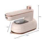 Maxbell Multipurpose Steam Iron Handheld Portable for Household Dormitory Pink