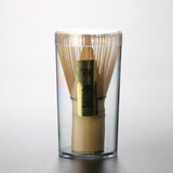 Maxbell Glass Matcha Bowl Set Gift Teacup with Pouring Spout for Kitchen Office