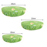 Maxbell 3x Stretch Wrap Bowl Covers Tableware for Home Storage Containers Outdoor Avocado Set