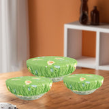 Maxbell 3x Stretch Wrap Bowl Covers Tableware for Home Storage Containers Outdoor Avocado Set