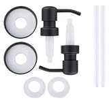 Maxbell Lotion Dispenser Pump Head for Kitchen Sink Neck Size Liquid Dispenser black