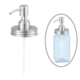 Maxbell Lotion Dispenser Pump Head for Kitchen Sink Neck Size Liquid Dispenser silver