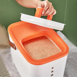 Maxbell Rice Container BPA Free Airtight Lid Multifunctional with scoop & Handles Green