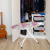 Maxbell Ironing Board Cover Heat Insulation Firm Soft for Household Living Room Flower