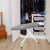Maxbell Ironing Board Cover Heat Insulation Firm Soft for Household Living Room Silver cloth