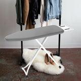 Maxbell Ironing Board Cover Heat Insulation Firm Soft for Household Living Room Silver cloth