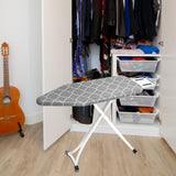 Maxbell Ironing Board Cover Heat Insulation Firm Soft for Household Living Room Grid
