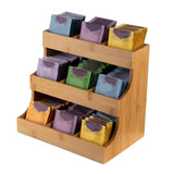 Maxbell Tea Organizer Seasoning Packets Storage Bin for Kitchen Cabinet