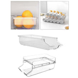 Maxbell Bottle Storage Holder Transparent Fridge Organizer Automatic Rolling for RV S Single Tier