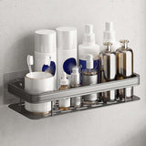 Maxbell Shower Caddy Multifunction Drainage Shelf Holder Bathroom Shelf for Dorm Single Layer