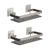 Maxbell Shower Caddy Multifunction Drainage Shelf Holder Bathroom Shelf for Dorm Double Layers