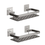 Maxbell Shower Caddy Multifunction Drainage Shelf Holder Bathroom Shelf for Dorm Double Layers