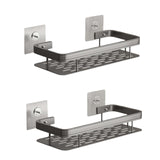 Maxbell Shower Caddy Multifunction Drainage Shelf Holder Bathroom Shelf for Dorm Double Layers