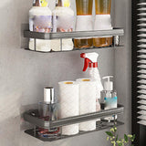 Maxbell Shower Caddy Multifunction Drainage Shelf Holder Bathroom Shelf for Dorm Double Layers