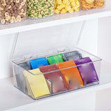 Maxbell Tea Bags Storage Container Multi Functional for Cabinet Countertop Large