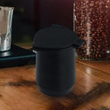 Maxbell Coffee Machine Cup Binaural Design Exquisite Portable for 8 Tea black