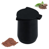 Maxbell Coffee Machine Cup Binaural Design Exquisite Portable for 8 Tea black