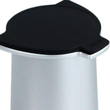 Maxbell Coffee Machine Cup Binaural Design Exquisite Portable for 8 Tea silver