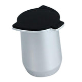 Maxbell Coffee Machine Cup Binaural Design Exquisite Portable for 8 Tea silver
