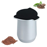 Maxbell Coffee Machine Cup Binaural Design Exquisite Portable for 8 Tea silver