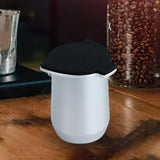 Maxbell Coffee Machine Cup Binaural Design Exquisite Portable for 8 Tea silver
