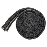 Maxbell 78.74inch Stove Gasket Tape Fiberglass Flat Gasket Tape for Door Glass 15mm Width