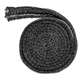 Maxbell 78.74inch Stove Gasket Tape Fiberglass Flat Gasket Tape for Door Glass 15mm Width