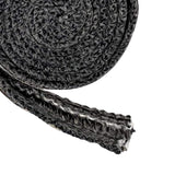 Maxbell 78.74inch Stove Gasket Tape Fiberglass Flat Gasket Tape for Door Glass 15mm Width
