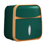 Maxbell Multipurpose Tissue Case with Drawer for Bathroom Living Room Green