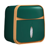 Maxbell Multipurpose Tissue Case with Drawer for Bathroom Living Room Green