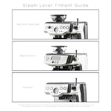 Maxbell Steam Lever Durable Practical for Espresso Machines Accessory Fitments