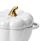 Maxbell Kawaii Cup Pumpkin Cup Cereal Bowls Set with Lid for Pasta Yogurt Salad white