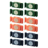 Maxbell 4x Rotary Cable Clip Accessories Cord Holder Cable Protector Strong Adhesive Green