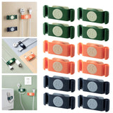 Maxbell 4x Rotary Cable Clip Accessories Cord Holder Cable Protector Strong Adhesive Green