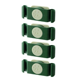 Maxbell 4x Rotary Cable Clip Accessories Cord Holder Cable Protector Strong Adhesive Green