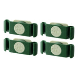 Maxbell 4x Rotary Cable Clip Accessories Cord Holder Cable Protector Strong Adhesive Green
