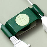 Maxbell 4x Rotary Cable Clip Accessories Cord Holder Cable Protector Strong Adhesive Green
