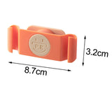 Maxbell 4x Rotary Cable Clip Accessories Cord Holder Cable Protector Strong Adhesive Orange